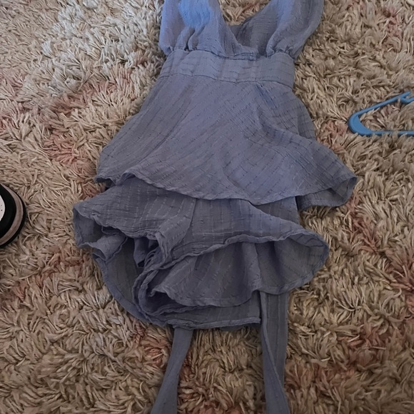 Blue romper dress - Picture 2 of 5